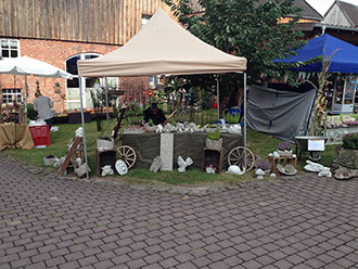 Verkaufsstand der Beton-Scheune